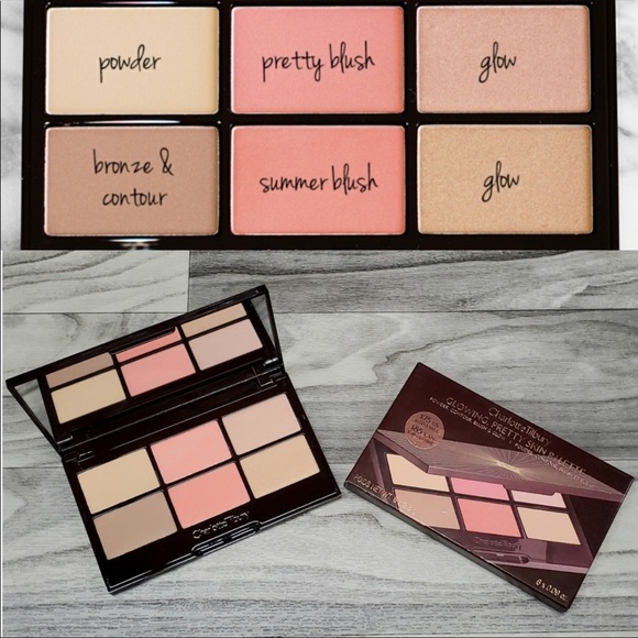 New! Charlotte Tilbury Glowing Pretty Skin Palette